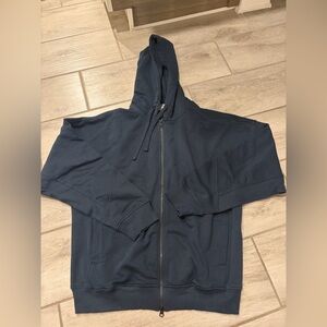 Gymshark Mens Hoodie Power Up Oversized Size Medium Deep Petrol blue SOLD OUT